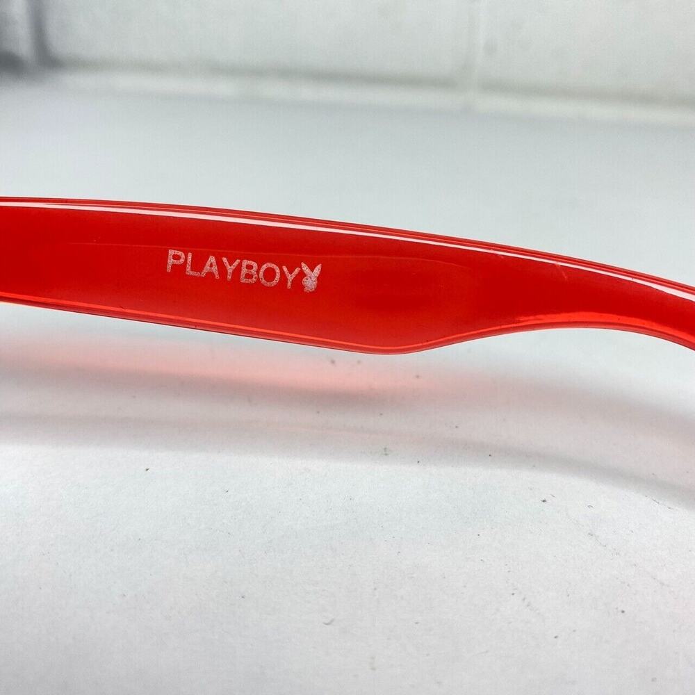 Vintage Playboy 70's Blue red PB00109-15 Sunglasses Frame Blue Lens H1354 - Picture 7 of 8
